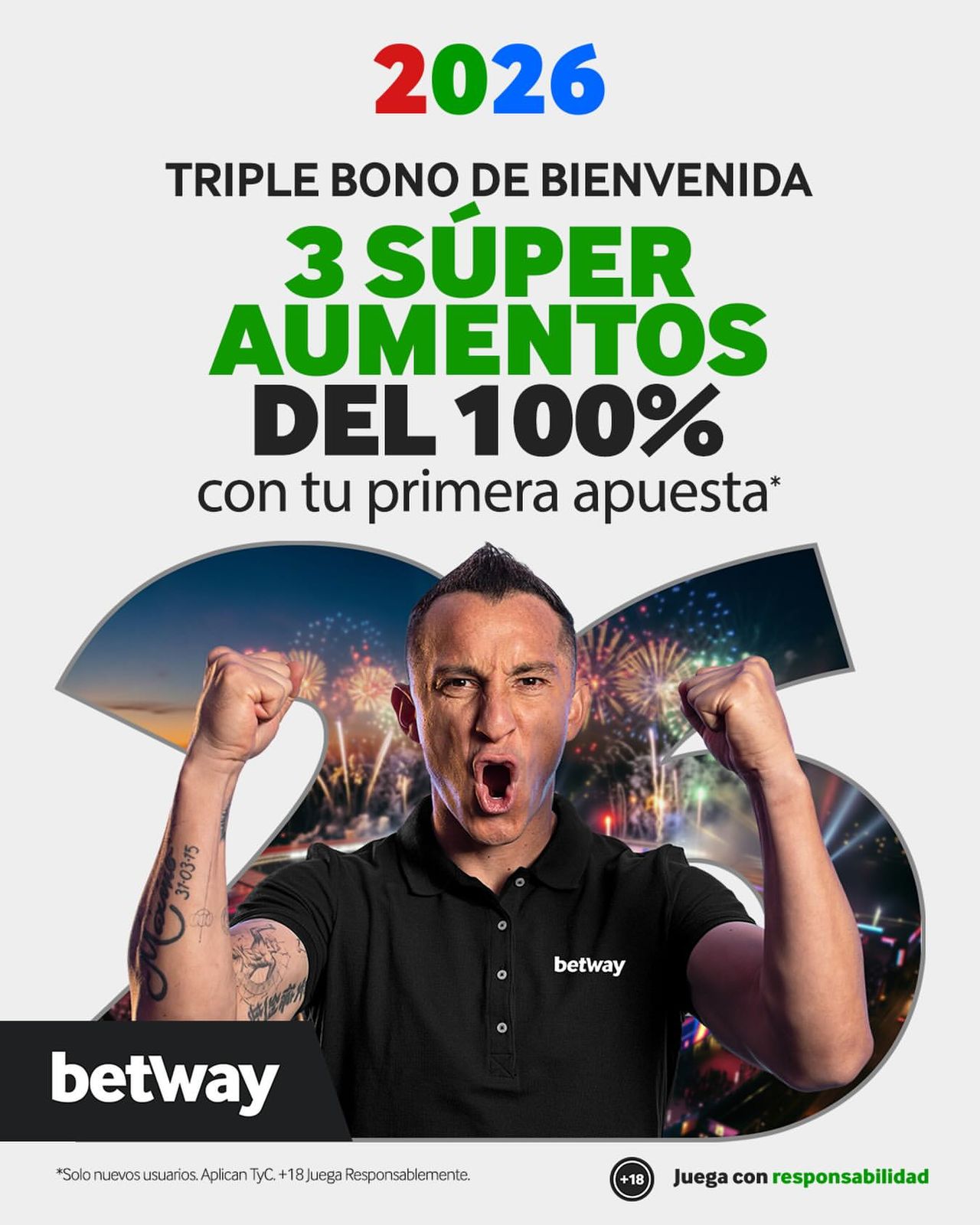 Andrés Guardado en una pieza para Betway